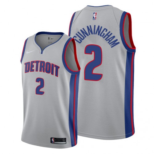 Pistons Gray Detroit Pistons #2 Jersey - Basketball Jersey