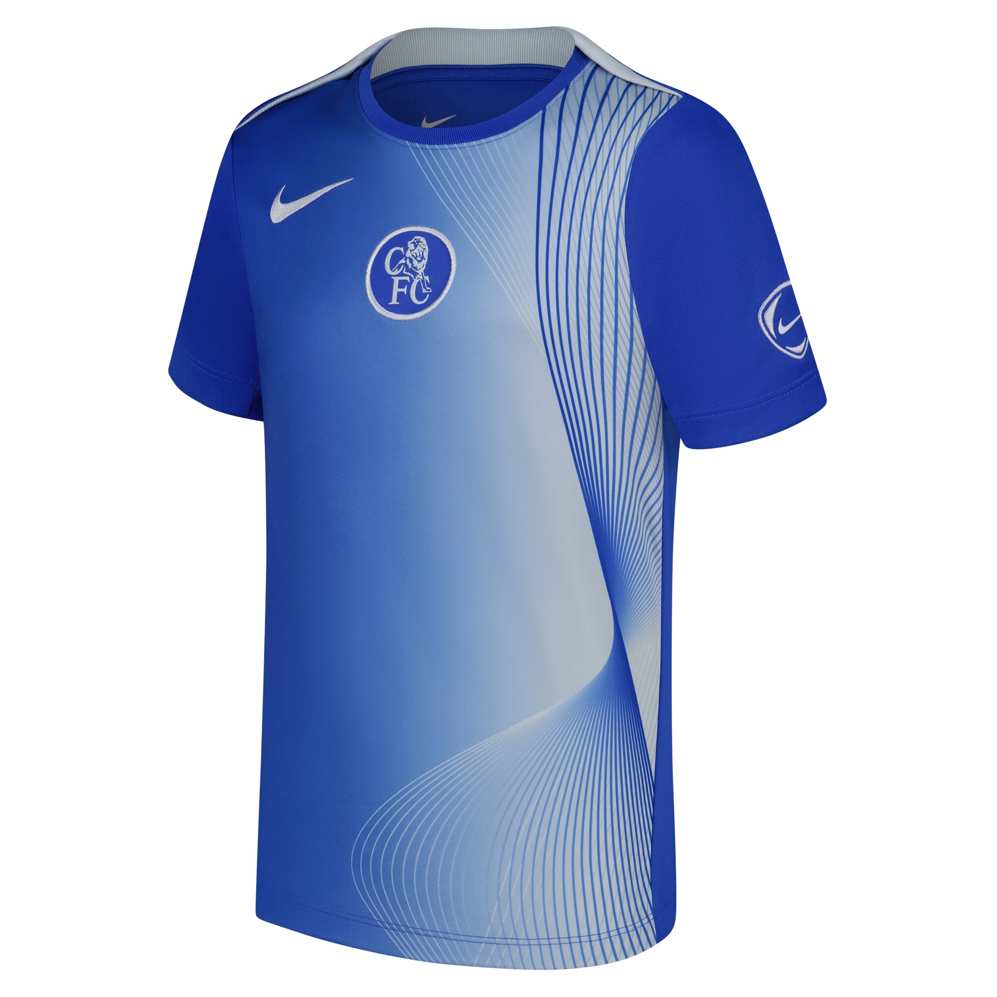 [SJH] Chelsea Youth 2025/26 Third Academy Pro Pre-Match Dri-Fit Jersey Top - Blue