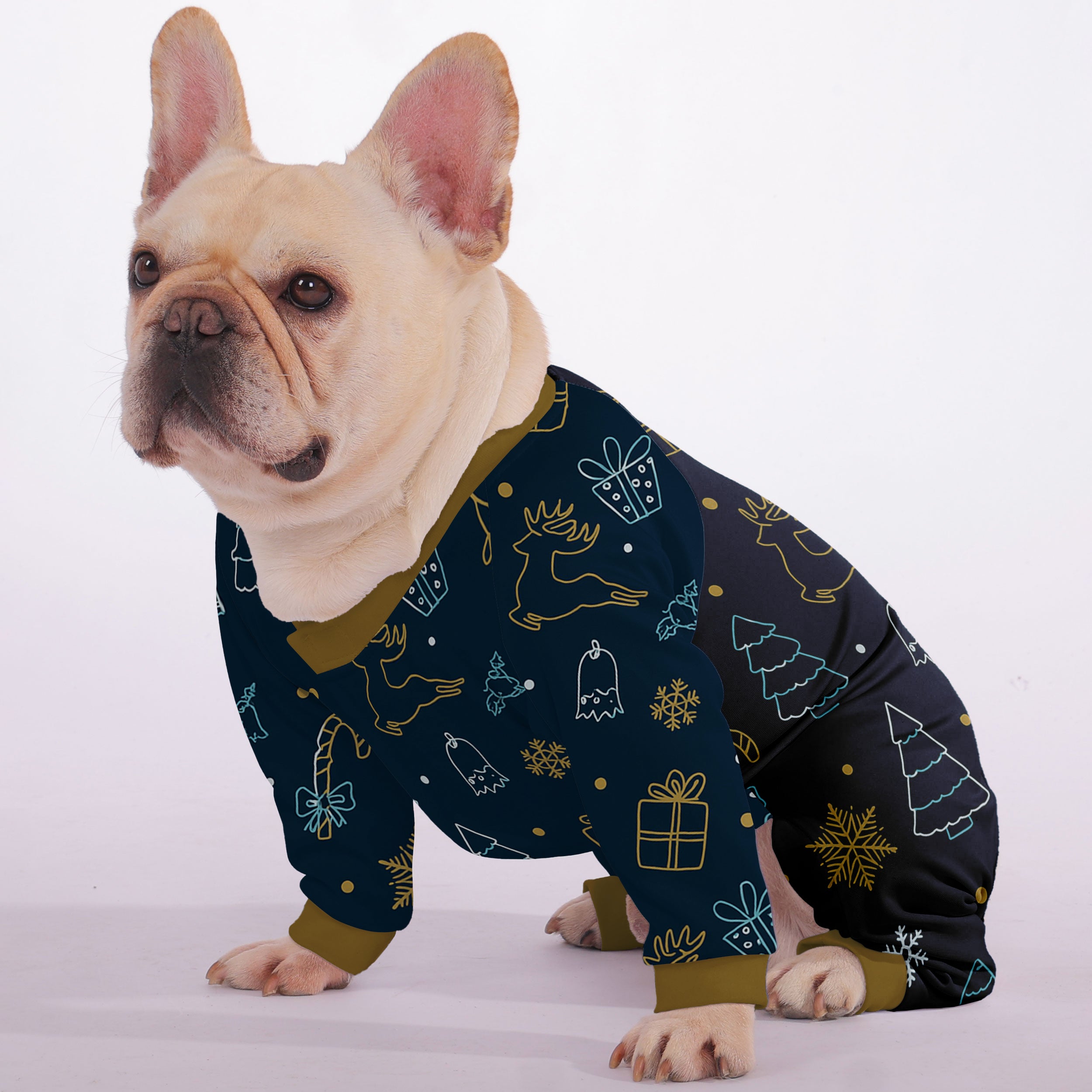 Frenchie-Fan Lifestyle-Driven Echo - Frenchie Pajama for Home Use