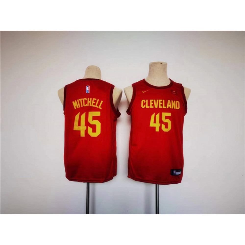 Official Donovan Mitchell45 Red Jersey - Fan Favorite