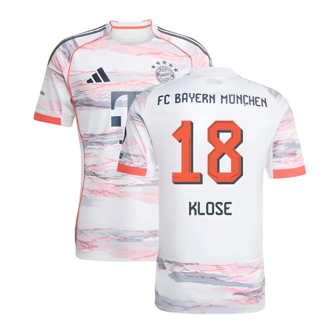2025-2026 Bayern Away Shirt (Klose 18) Moisture Wicking