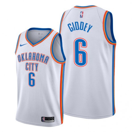 White C. Thunder #6 NBA Jersey Game Day Wear Premium Quality