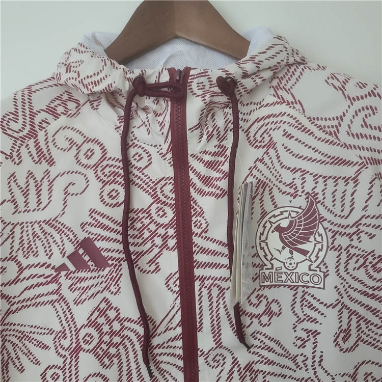 2022 MEXICO PINK WINDBREAKER JACKET - Official Replica 6170