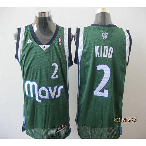 Green DAL Dallas Mavericks #2 Professional Jersey Game Day Wear