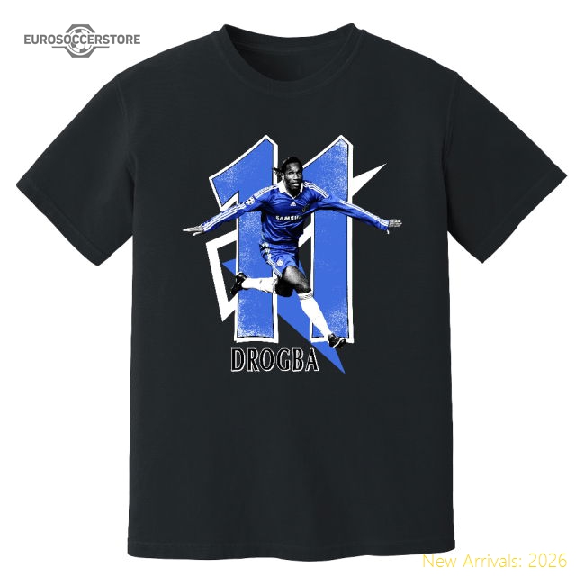 Premium Didier Drogba Chelsea Premier League Legend T-shirt (black)