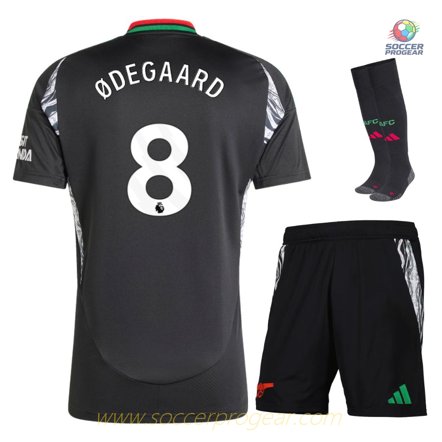 Arsenal Children Away Soccer Shirt Soccer Shirt 2024-25 Edition Ødegaard