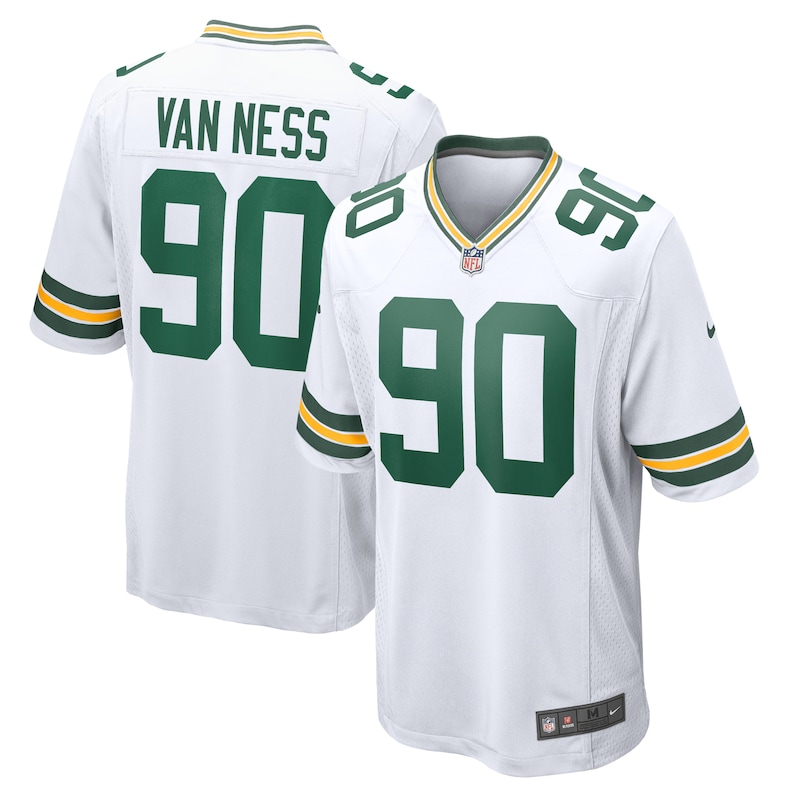 None Lukas Van Ness Green Bay Packers Football Franchise Game-Day E...
