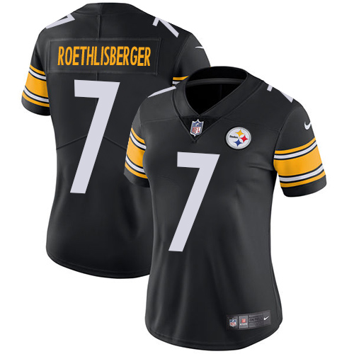 NFL P S Steelers Ben Roethlisberger #7 Black Limited Game Jersey - ...