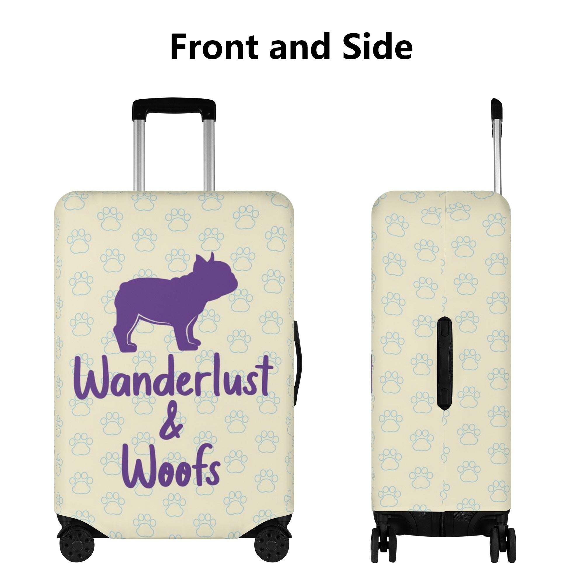 French Bulldog Mac Luggage Cover Cute Frenchie Essential