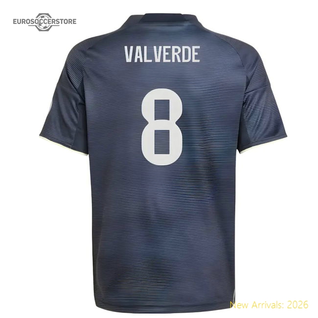 Trending 2025-2026 Real Madrid Away Shirt (Kids) (Valverde 8)