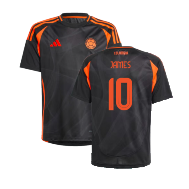 Kids JAMES 10 Elite Style Colombia Top Level Away Player Jersey