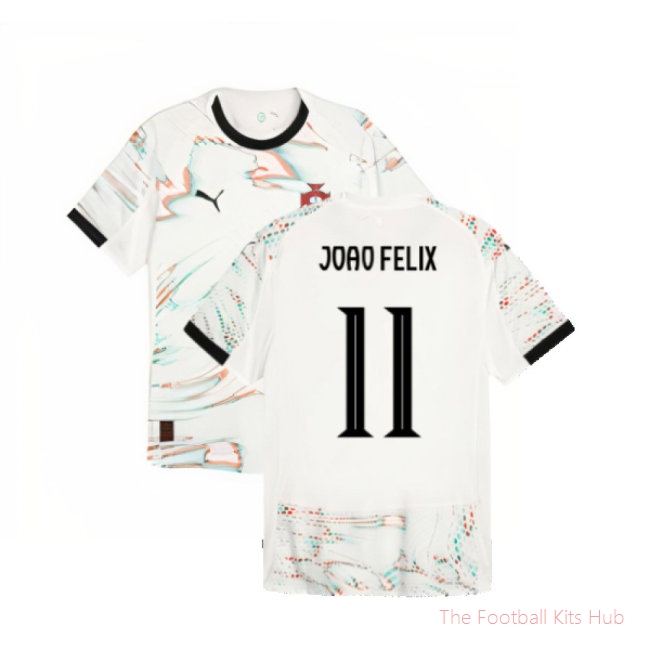 [JED] 2025/26 Portugal Away Authentic Jersey (Joao Felix 11) Jersey