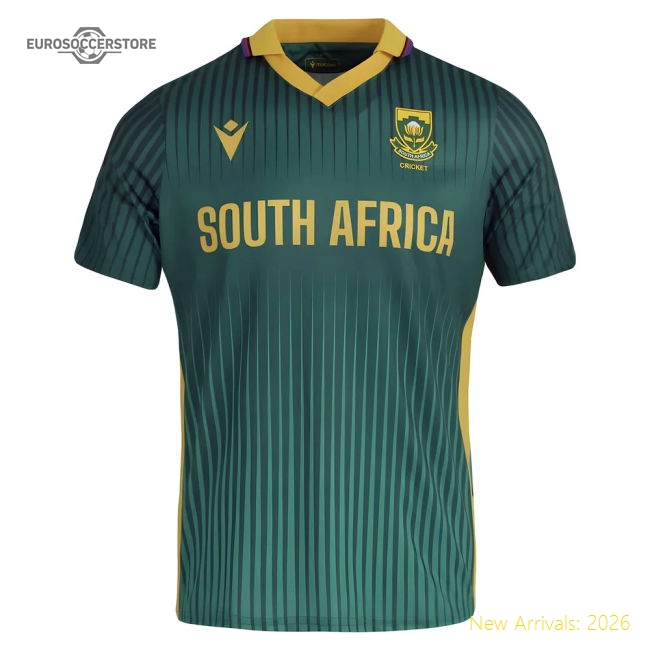 Elite 2025-2026 Csa Proteas Match Day Odi Cricket Shirt