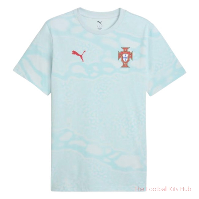 2026-2027 Portugal FtblCulture Tee AOP (Sea Glass)