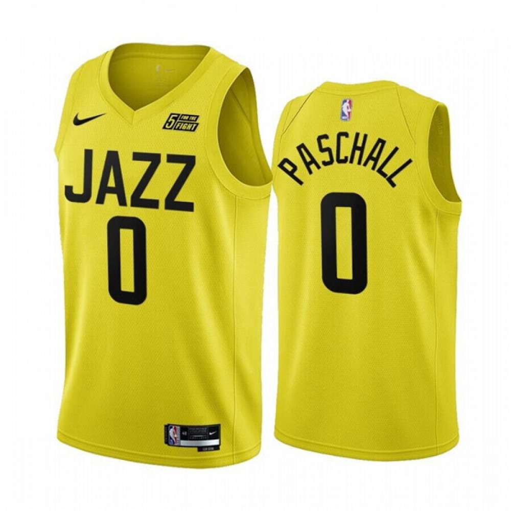 Performance Professional Men's UTA #0 Eric Yellow Basketball Jersey