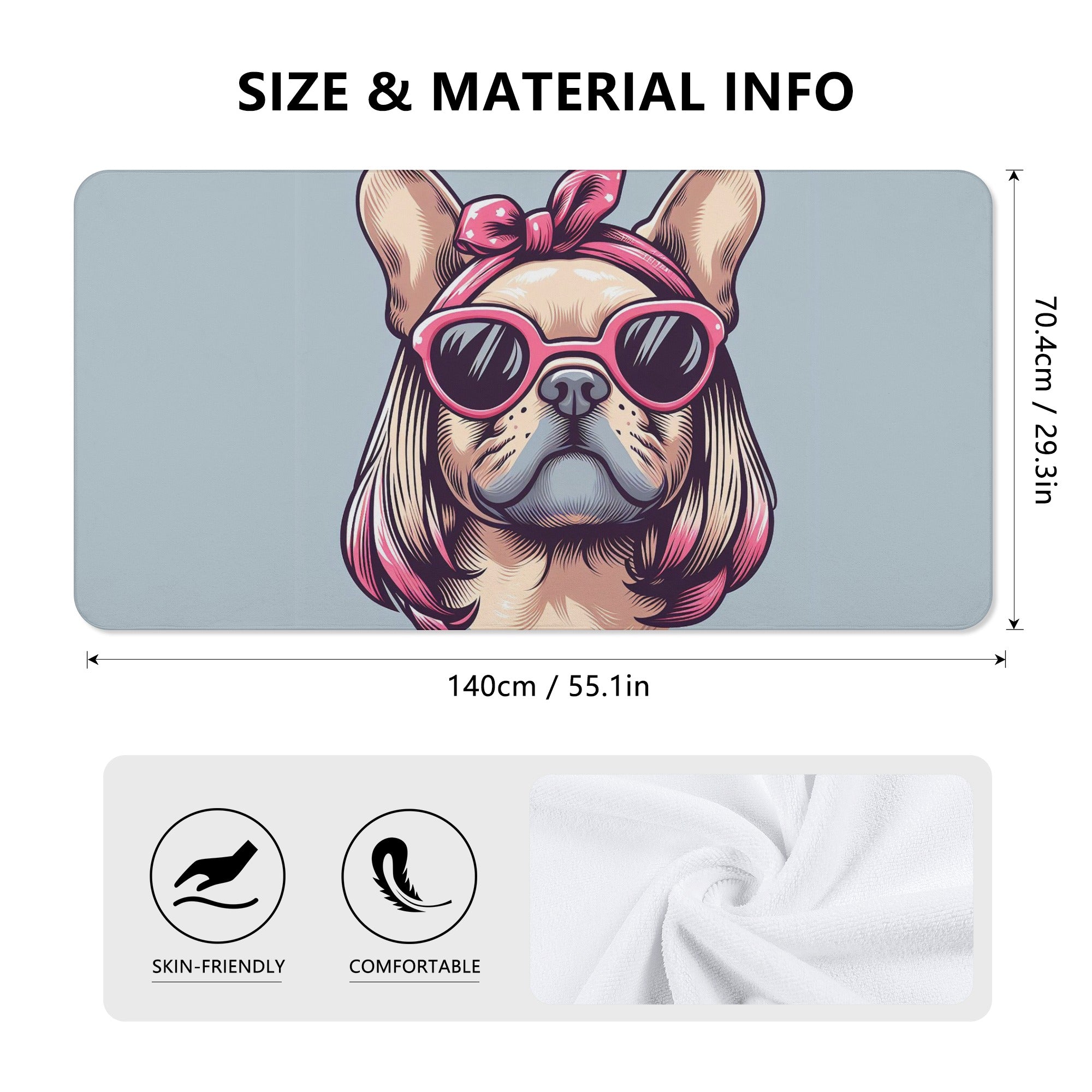 Bailey - Breed-specific Bath Towel Outdoor Use | Vet-recommended