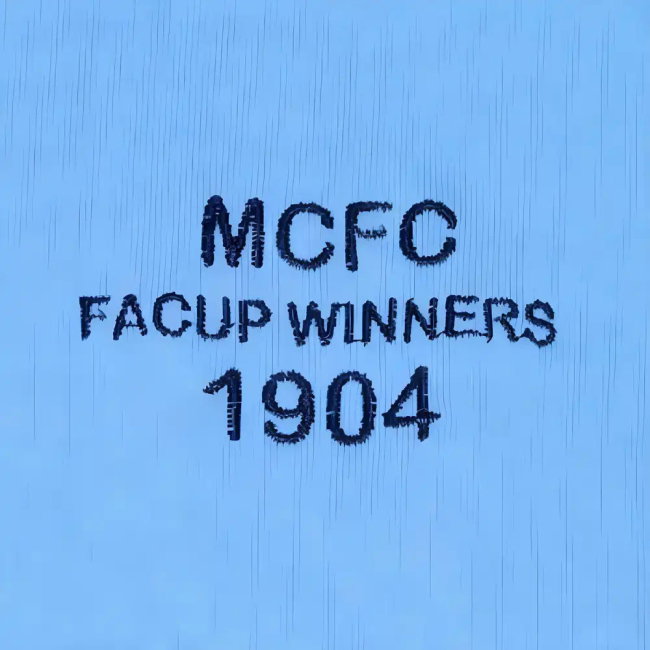 Manchester City 1904 FA Cup Winners Retro Shirt Football