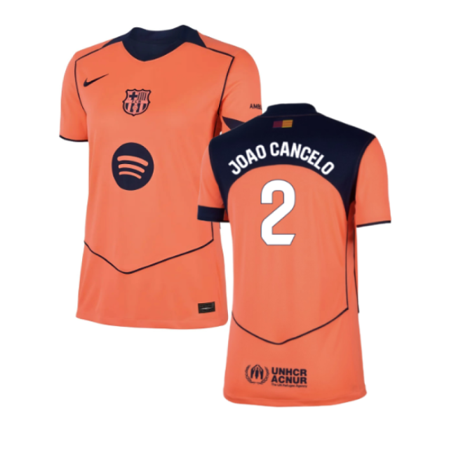 Modern Womens Football Team Joao Cancelo Jersey 2025-2026 Soft-touch