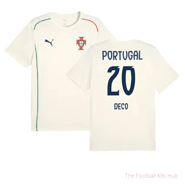 [LK] 2025/26 Portugal Casuals Tee (Sugared Almond) (Deco 20)
