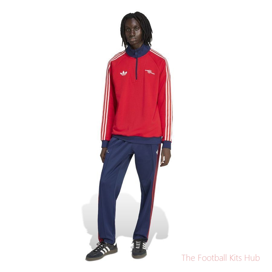 Arsenal Track Top OG Half Zip - Better Scarlet