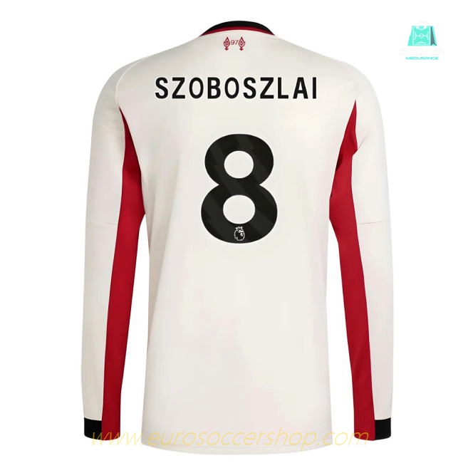 2025-2026 Liverpool Long Sleeve Away Shirt (Szoboszlai 8)