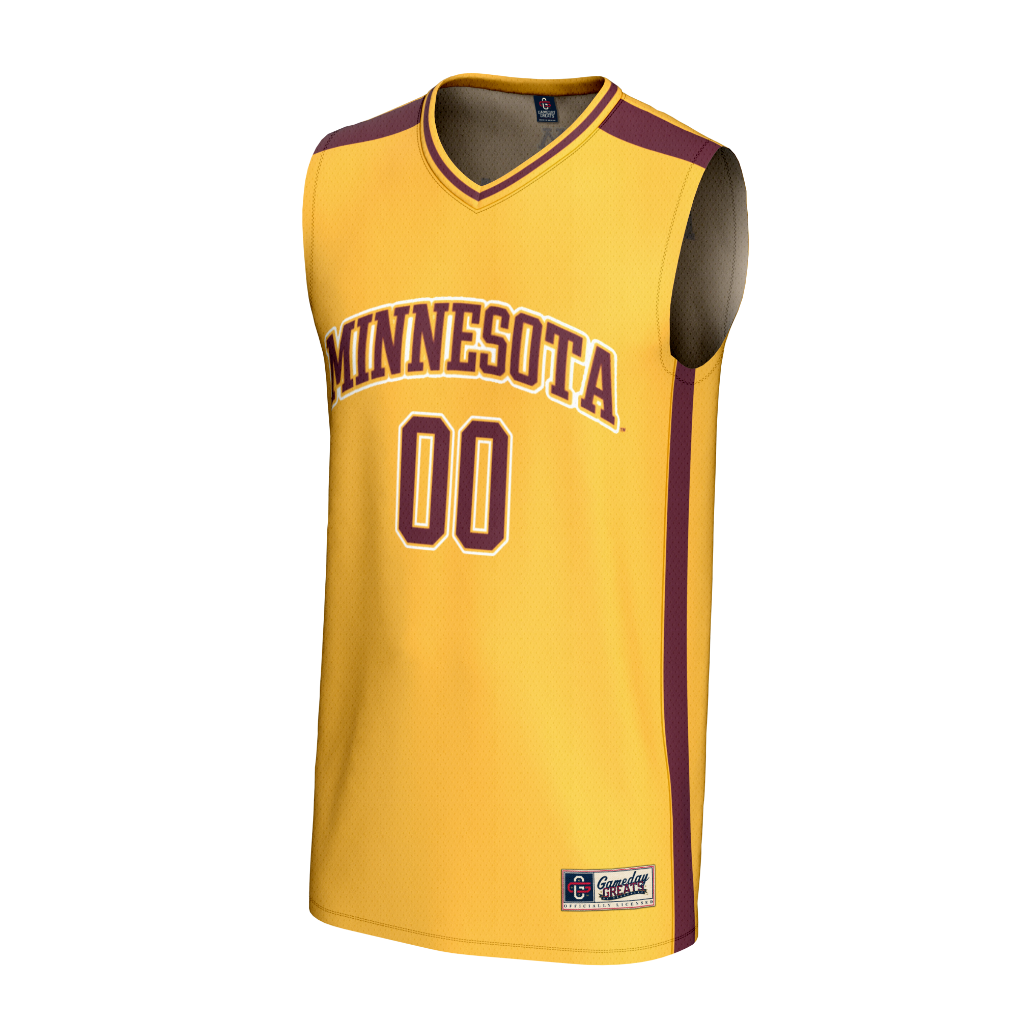 [NJP] Minnesota Golden Gophers GameDay Greats Youth NIL Pick-A-Player Lightweight Men's Basketball Fashion Jersey - Gold