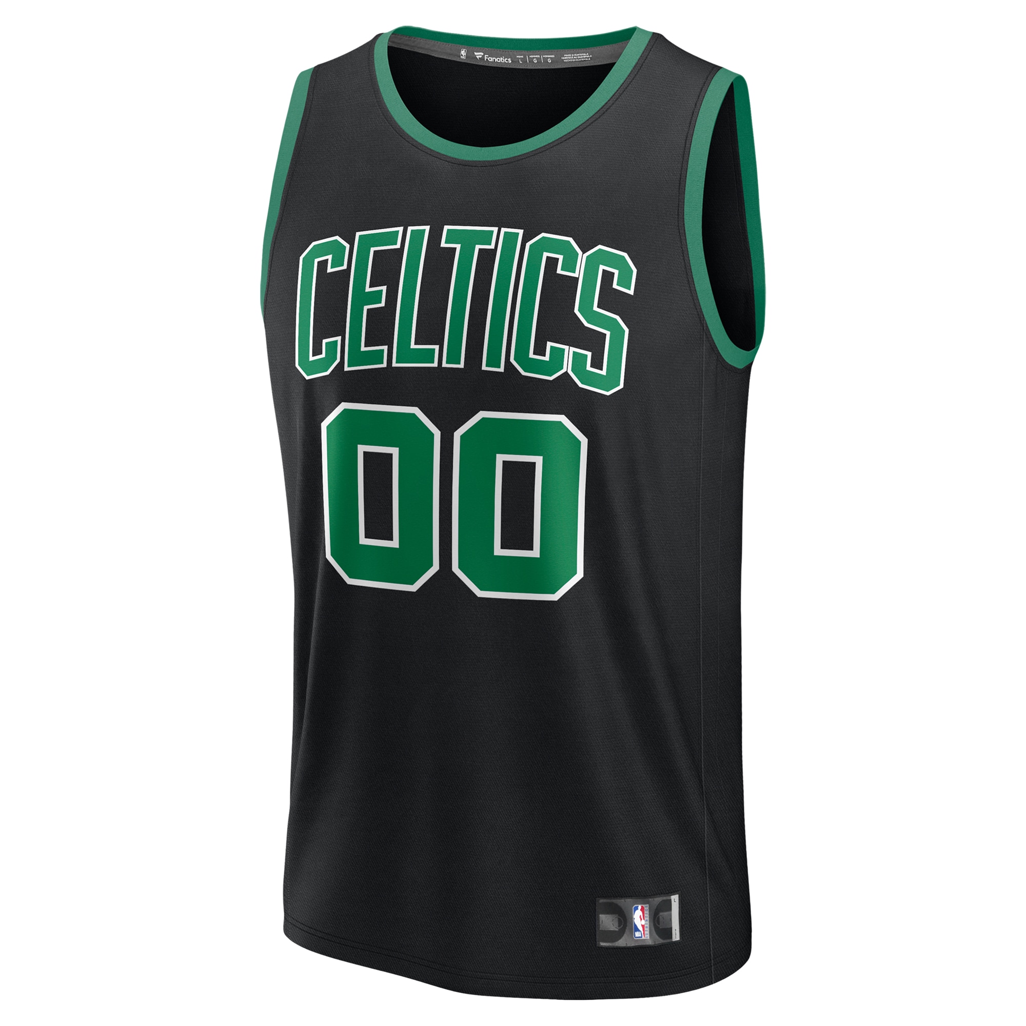 [LK] Boston Celtics Fast Break Custom Jersey - Statement Edition - Black