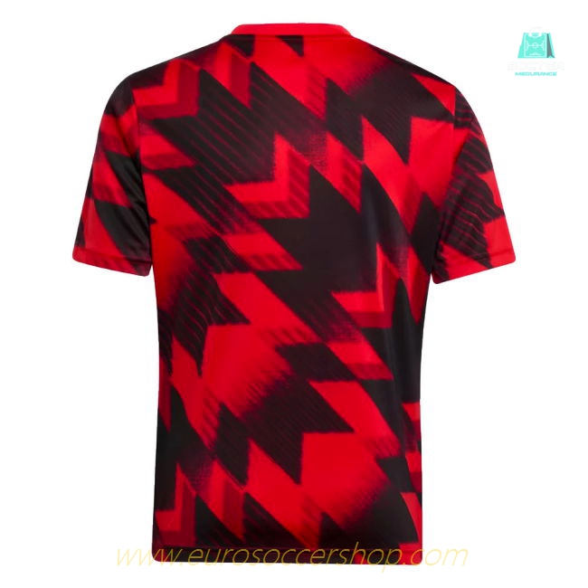 2025-2026 Man Utd Pre-Match Shirt (Red) - Kids (Cunha 10)