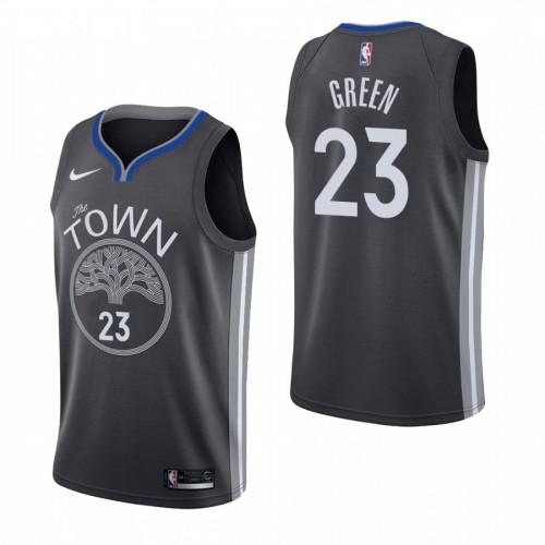 Black Nike Draymond Green #23 Warriors Jersey - Quick-Dry Basketball Jersey