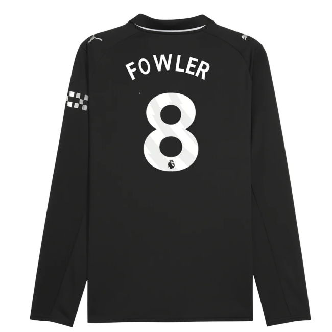 2025-20 Man City Away Shirt with Fowler 8 L M S