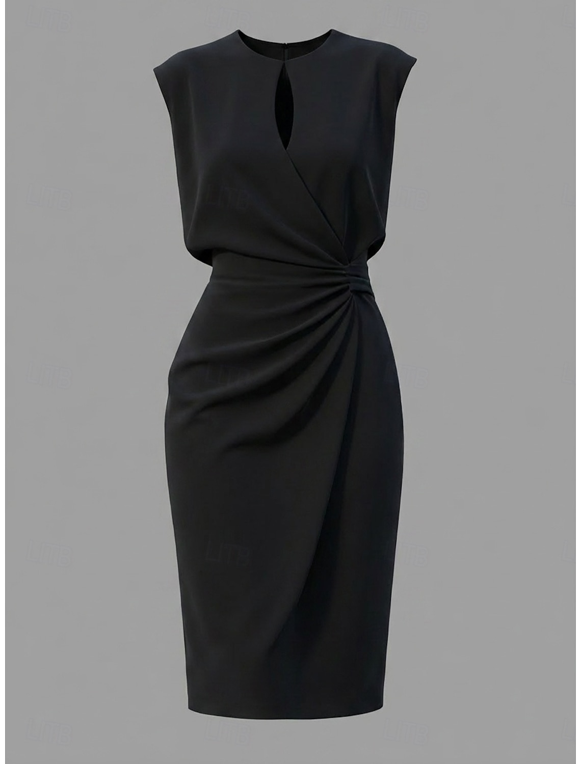 Women's Mini Dress Sheath Dress Modern Outdoor Going out Weekend Regular Fit Plain Sleeveless Crew Neck Black White Red Green Summer