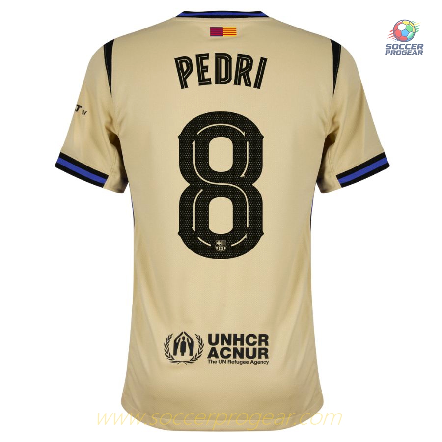 Barca Away Children Team Jersey 2025-2026 Season Pedri