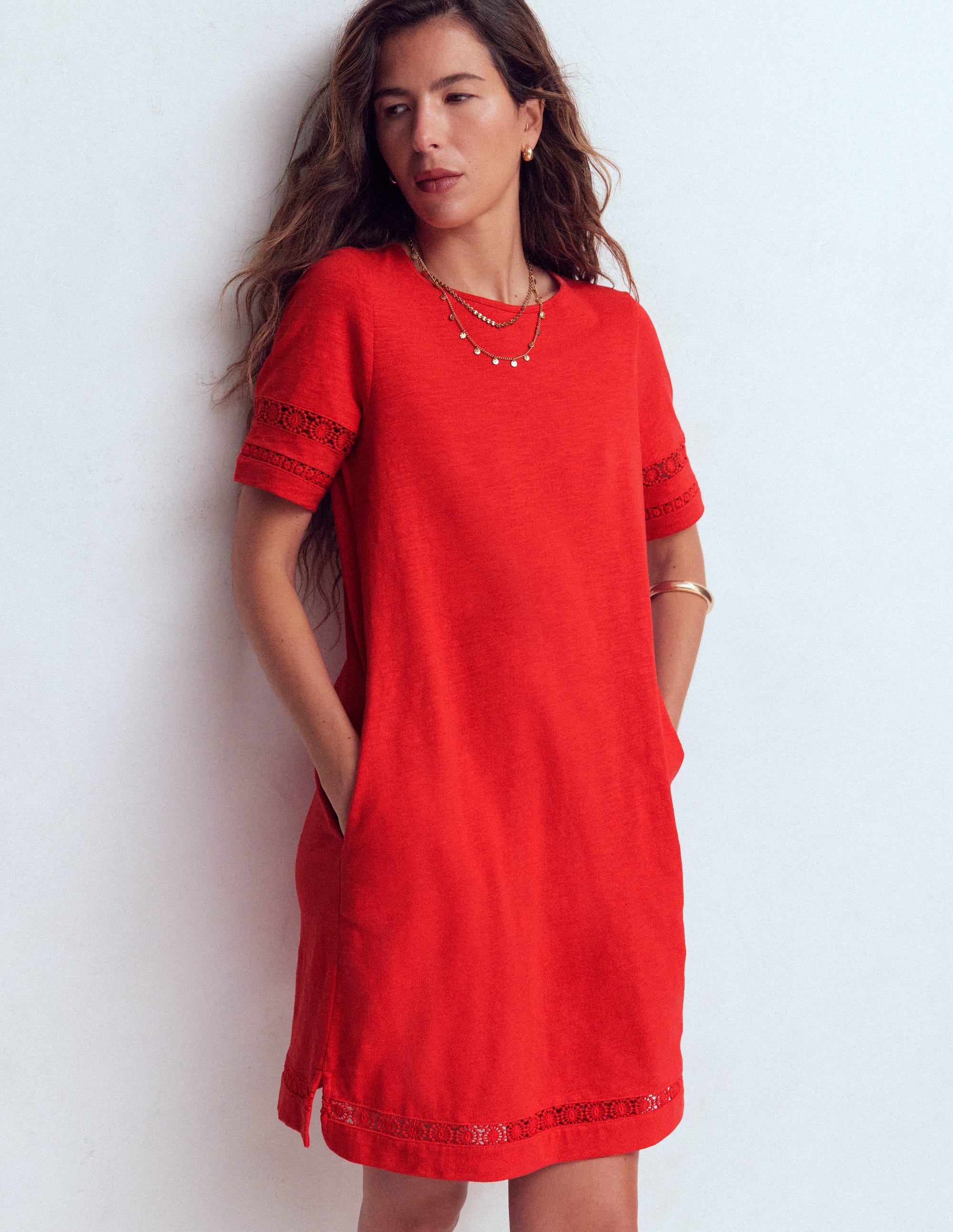 Hattie Jersey T-shirt Dress