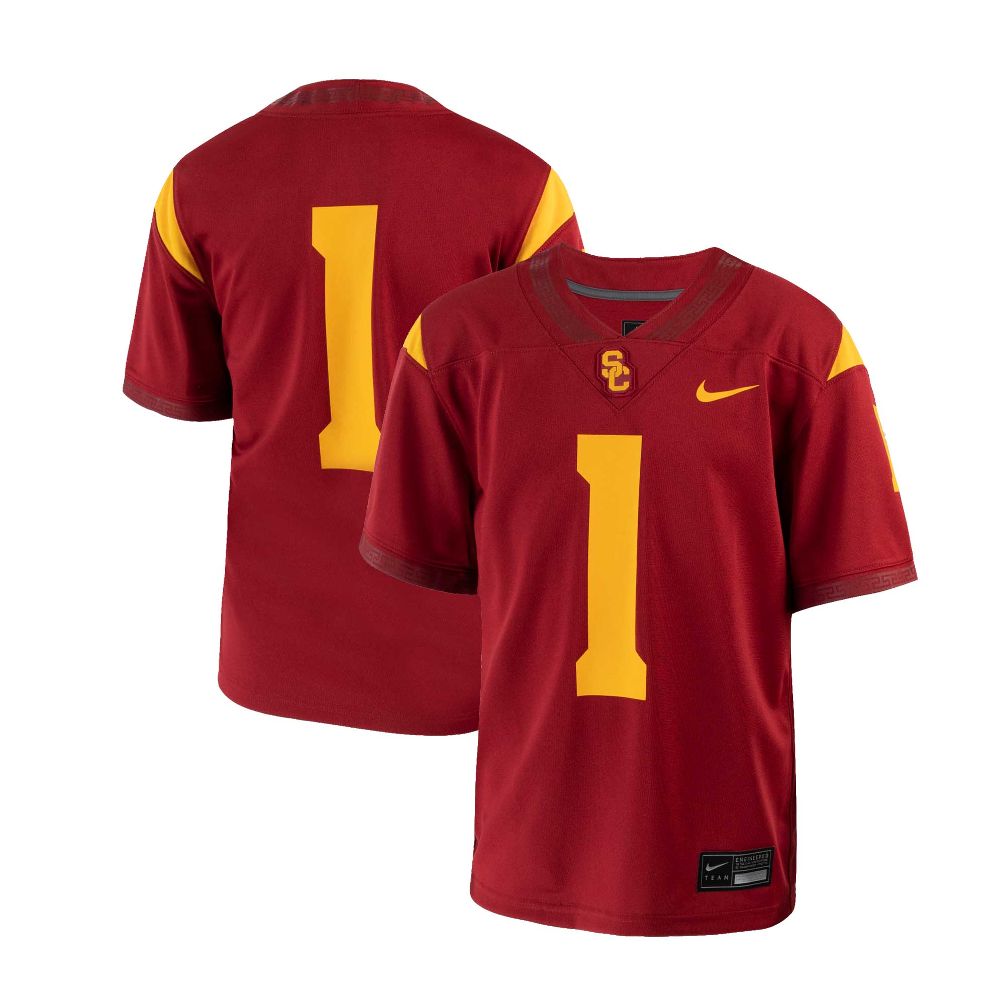 [NJP] USC Trojans Preschool Untouchable Replica Football Jersey - Cardinal