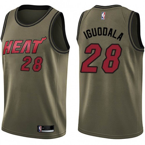 Superior MIA Andre Iguodala #28 2024 Icon Swingman NBA Jersey Green -