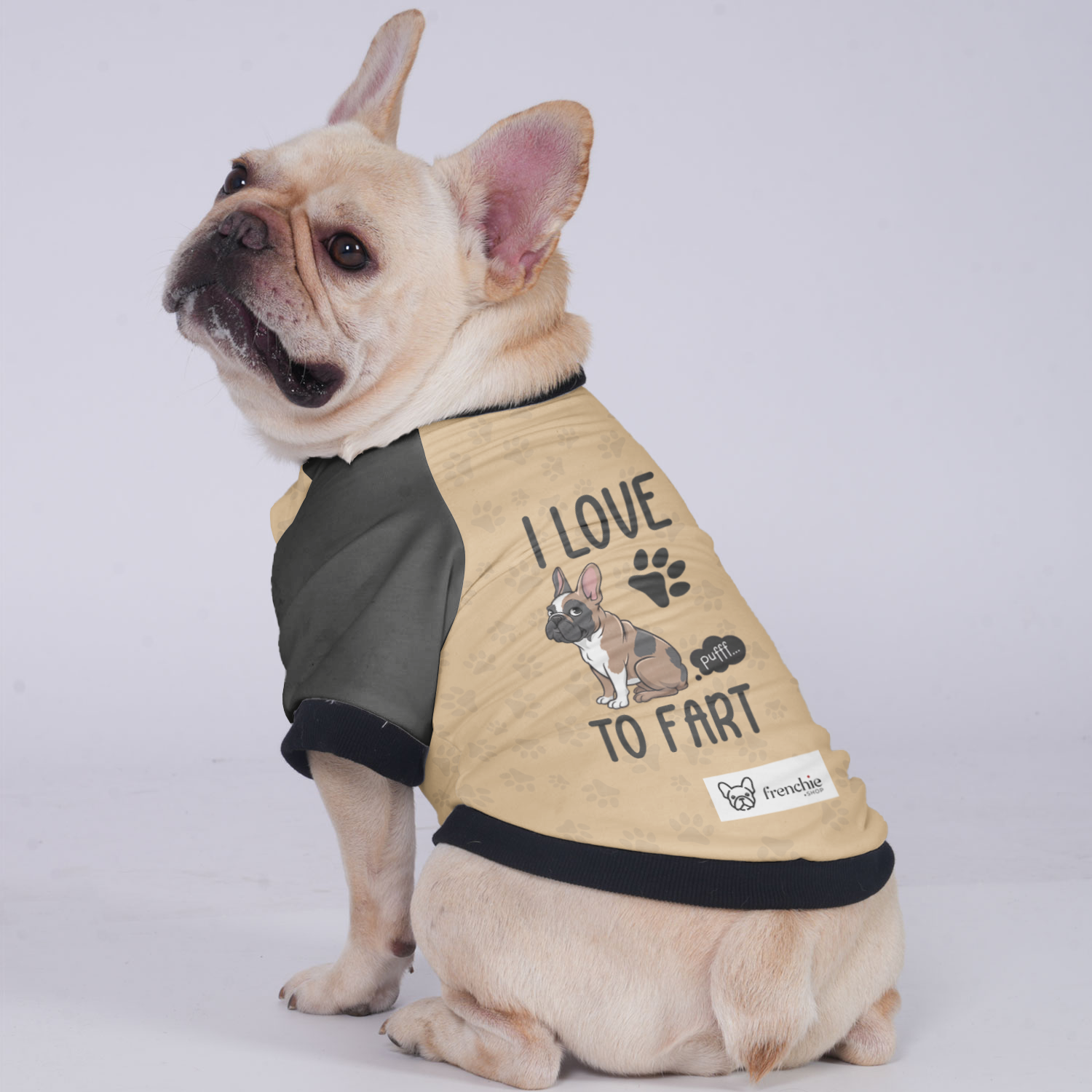 I love to fart - Jacket for French bulldog