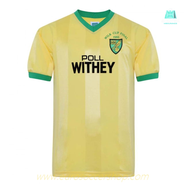 Norwich City 1985 League Cup Final shirt