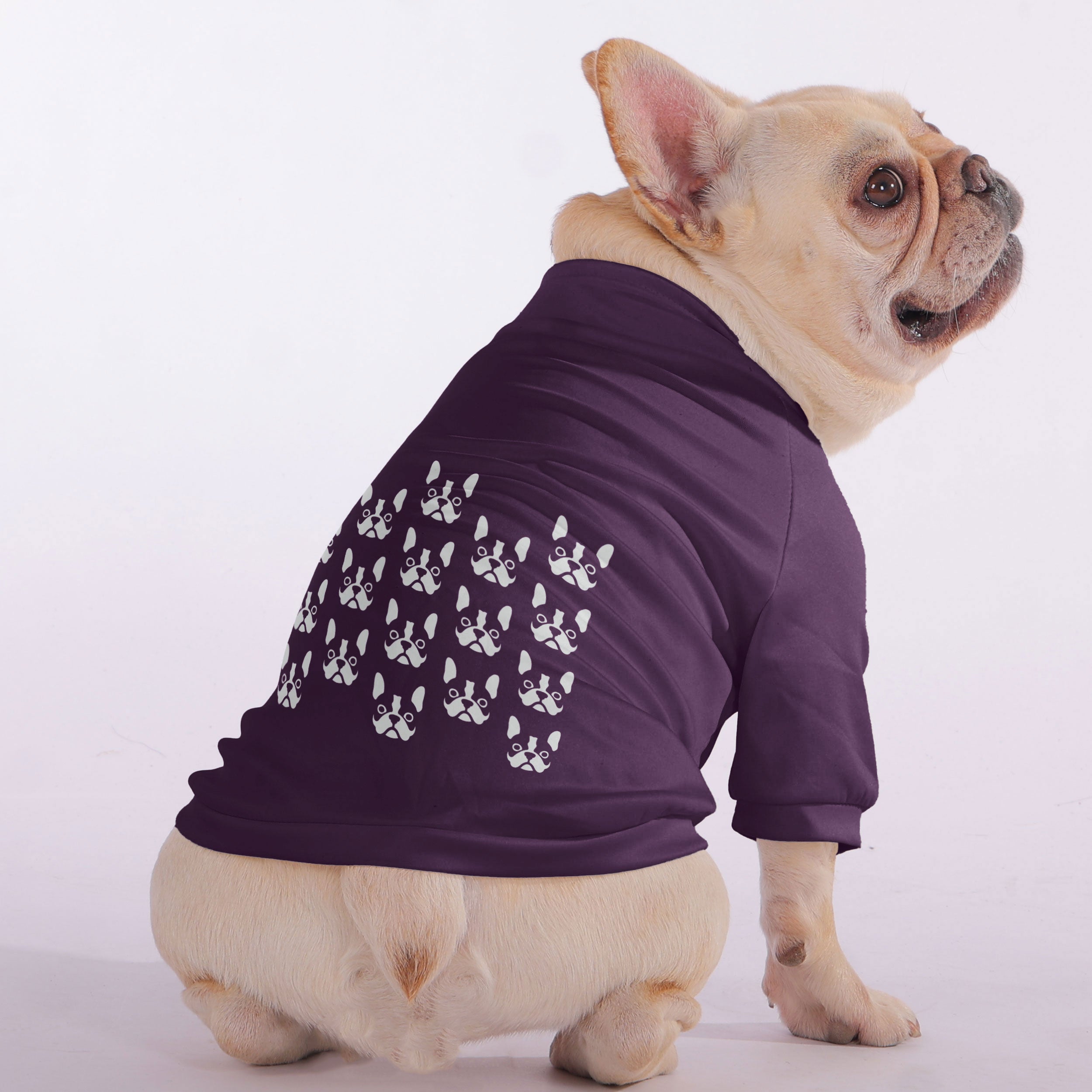 Pet-Lover Mac - Snuggly Zip-up Sweatshirt For French Bulldogs for Daily