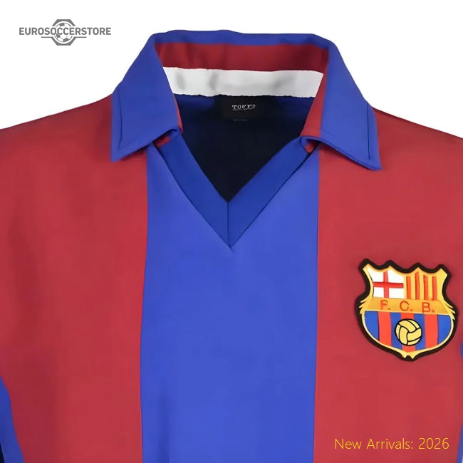 Barcelona 1980 Jersey Football Fan Apparel