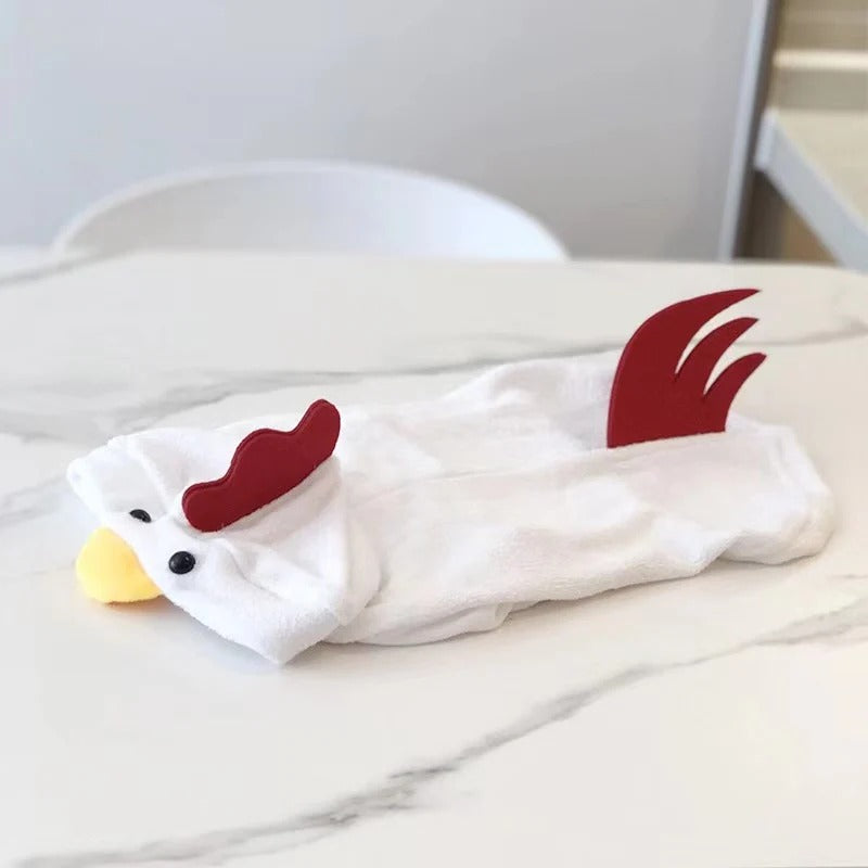 French Bulldog Chickruff Frenchie Rooster Hoodie Costume – Halloween