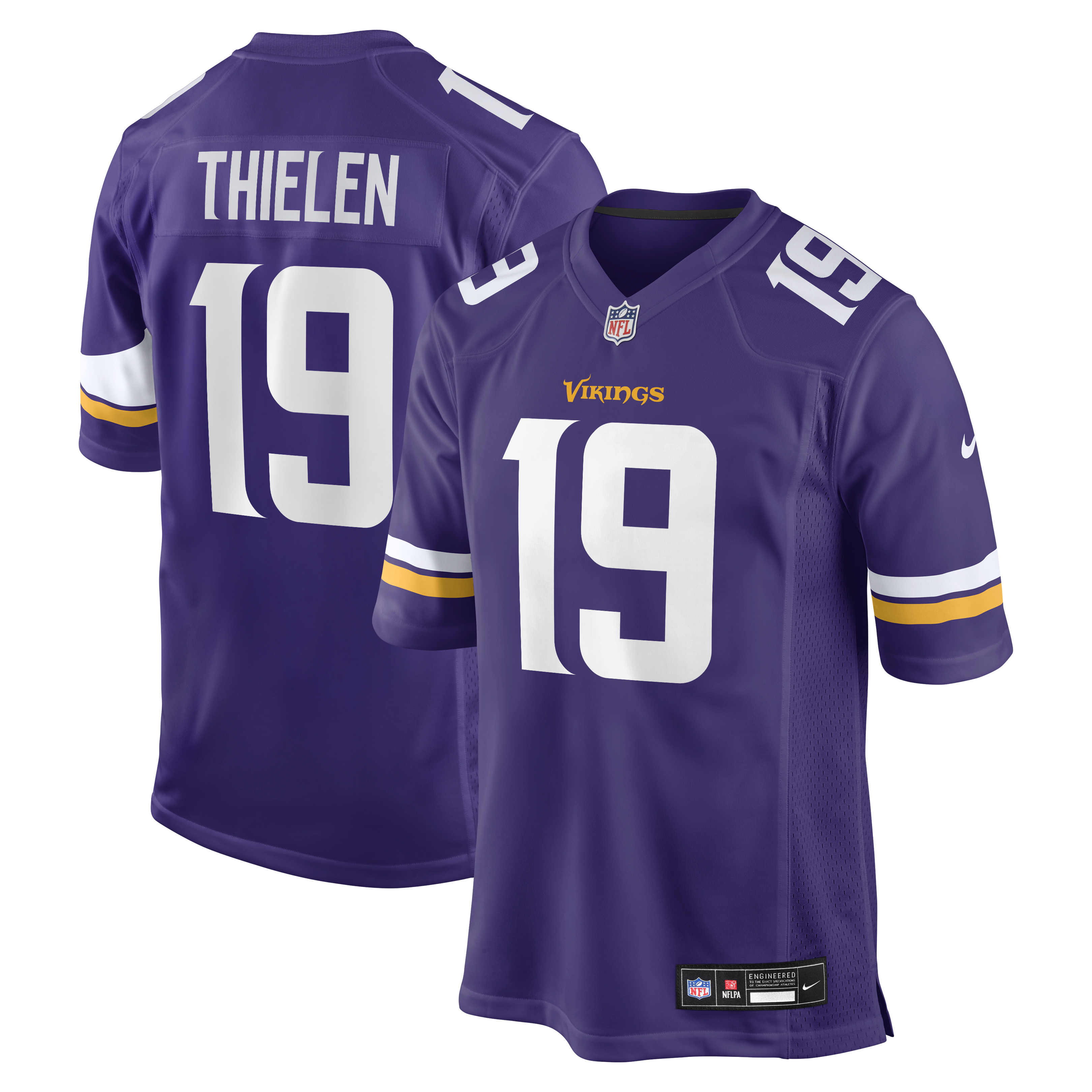 [LK] Adam Thielen Minnesota Vikings Game Jersey - Purple