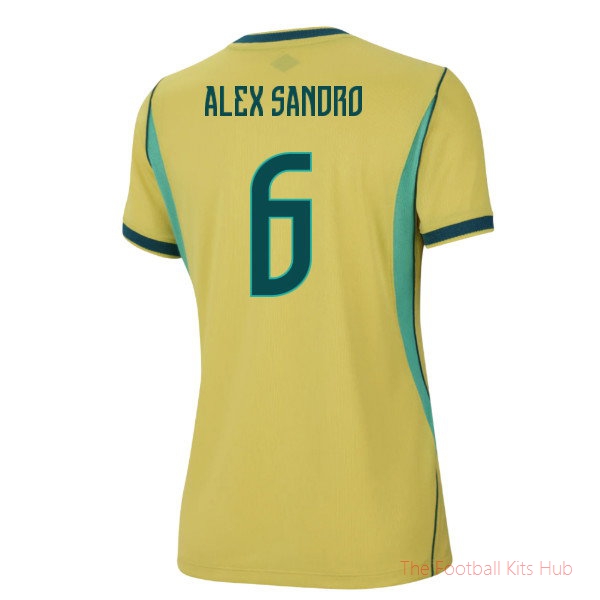 Supporters Brazil 2026-2027 Home Shirt (Womens) (Alex Sandro 6)