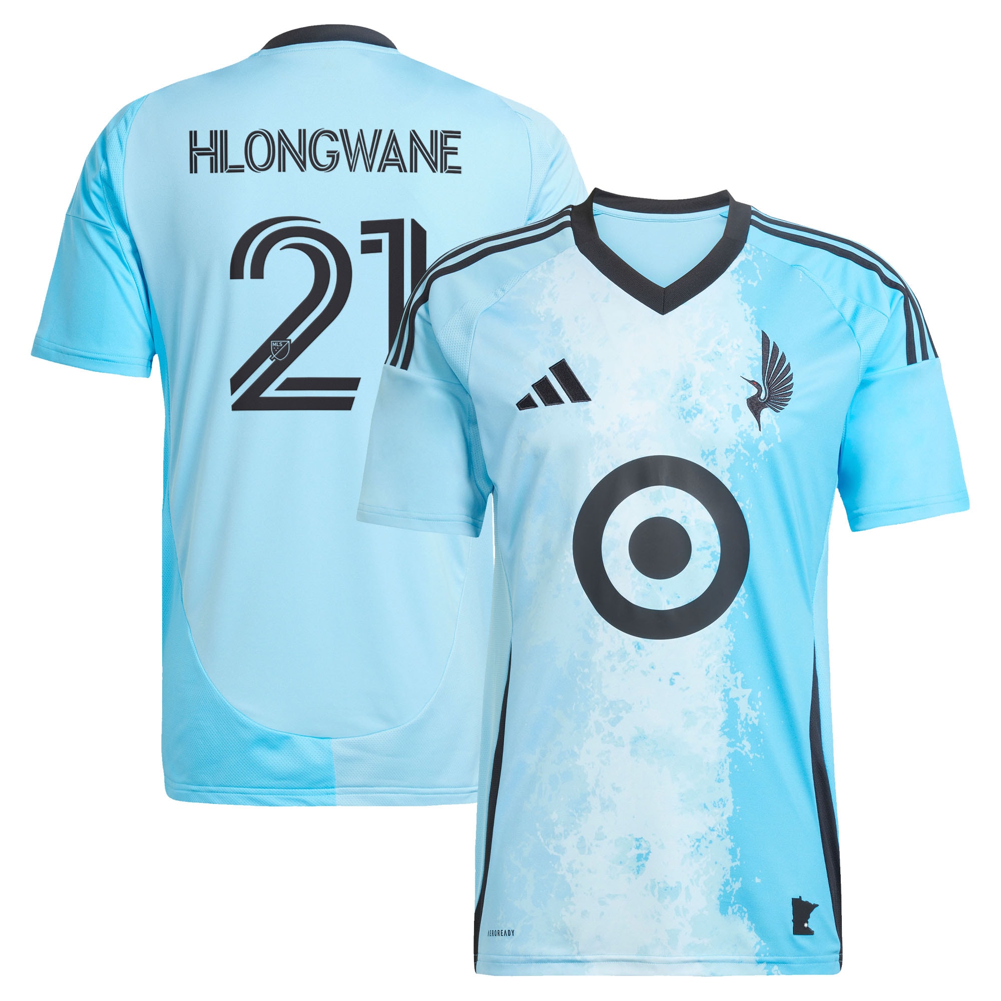 [SJH] Bongokuhle Hlongwane Minnesota United FC 2025 CONVERGENCE Replica Jersey - Blue