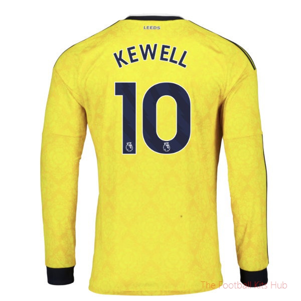 Leeds Long 2026 2027 Leeds Away Long Sleeve Shirt (Kewell 10)
