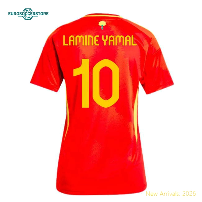Football Team Ladies Lamine Yamal Stylish Jersey Climacool Comfortable