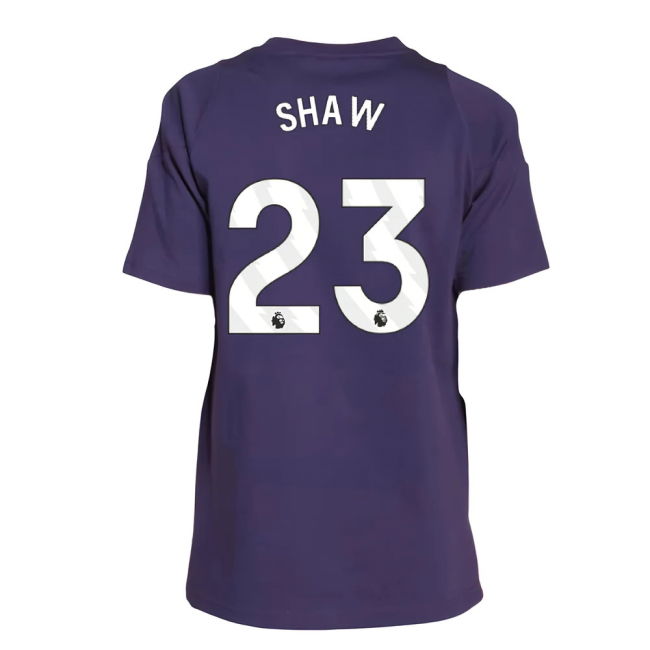 2025-20 Man Utd Training Jersey Shaw #23 Edition L M S Kids