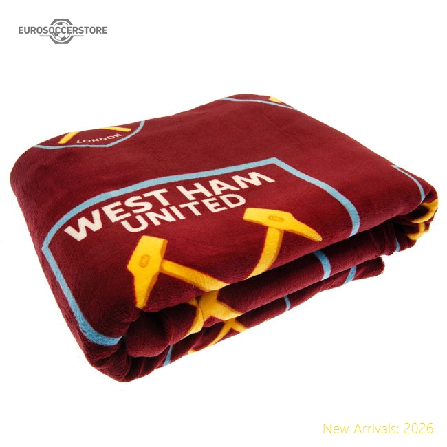 Superior West Ham United Fc Sherpa Fleece Blanket - Premium Quality