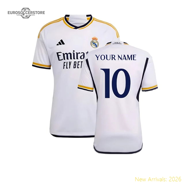 2023-2024 Real Madrid Home Jersey (your Name) - Excellent Value