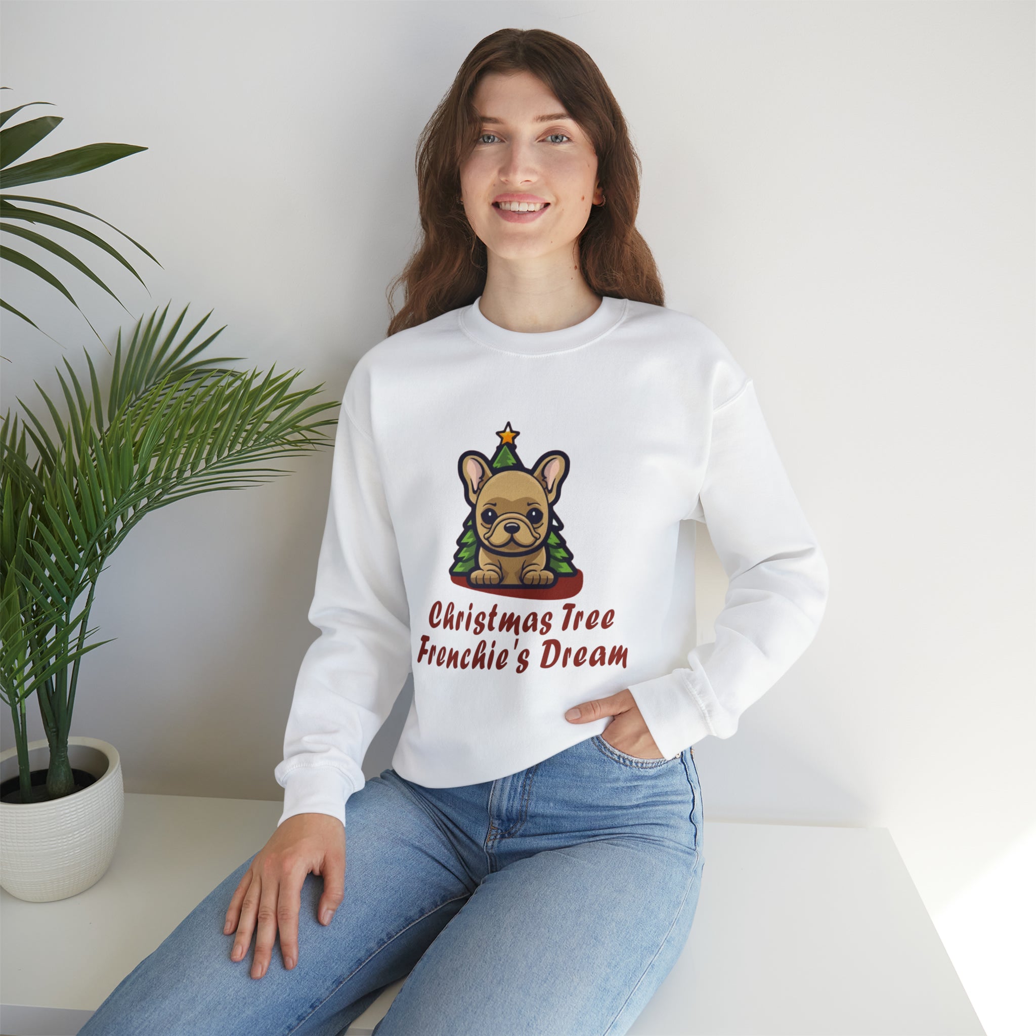 French Bulldog Frenchie's Dream Sweater Unisex Sweatshirt Durable Dog Item