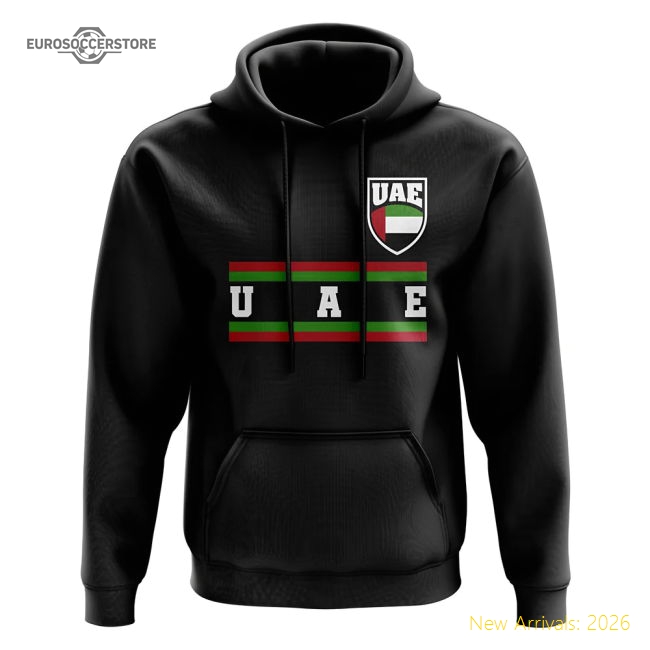 Uae Core Football Country Hoody (black) - Match Quality